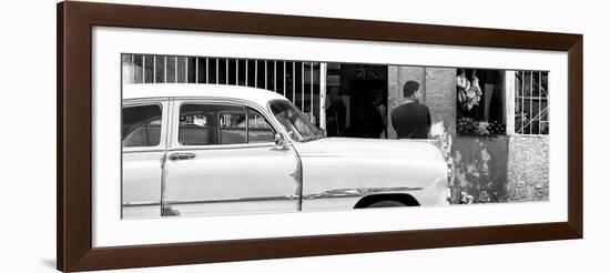 Cuba Fuerte Collection Panoramic BW - Street Scene-Philippe Hugonnard-Framed Photographic Print