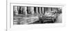 Cuba Fuerte Collection Panoramic BW - Taxi of Havana II-Philippe Hugonnard-Framed Photographic Print