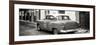 Cuba Fuerte Collection Panoramic BW - Taxi Pontiac 1953-Philippe Hugonnard-Framed Photographic Print