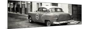 Cuba Fuerte Collection Panoramic BW - Taxi Pontiac 1953-Philippe Hugonnard-Mounted Photographic Print