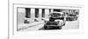 Cuba Fuerte Collection Panoramic BW - Taxis in Trinidad II-Philippe Hugonnard-Framed Photographic Print