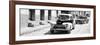 Cuba Fuerte Collection Panoramic BW - Taxis in Trinidad II-Philippe Hugonnard-Framed Photographic Print