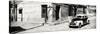 Cuba Fuerte Collection Panoramic BW - Trinidad Colorful Street Scene-Philippe Hugonnard-Stretched Canvas