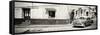 Cuba Fuerte Collection Panoramic BW - Trinidad Street Scene-Philippe Hugonnard-Framed Stretched Canvas