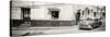 Cuba Fuerte Collection Panoramic BW - Trinidad Street Scene-Philippe Hugonnard-Stretched Canvas