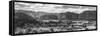 Cuba Fuerte Collection Panoramic BW - Vinales Valley II-Philippe Hugonnard-Framed Stretched Canvas