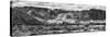 Cuba Fuerte Collection Panoramic BW - Vinales Valley-Philippe Hugonnard-Stretched Canvas