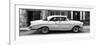 Cuba Fuerte Collection Panoramic BW - Vintage American Car II-Philippe Hugonnard-Framed Photographic Print