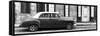 Cuba Fuerte Collection Panoramic BW - Vintage Car in Havana-Philippe Hugonnard-Framed Stretched Canvas