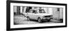 Cuba Fuerte Collection Panoramic BW - Vintage Car in Trinidad-Philippe Hugonnard-Framed Photographic Print