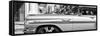 Cuba Fuerte Collection Panoramic BW - Vintage Car "Streetmachine" II-Philippe Hugonnard-Framed Stretched Canvas