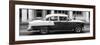 Cuba Fuerte Collection Panoramic BW - Vintage Car-Philippe Hugonnard-Framed Photographic Print