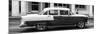 Cuba Fuerte Collection Panoramic BW - Vintage Car-Philippe Hugonnard-Mounted Photographic Print