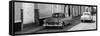 Cuba Fuerte Collection Panoramic BW - Vintage Cars in Trinidad II-Philippe Hugonnard-Framed Stretched Canvas