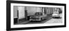 Cuba Fuerte Collection Panoramic BW - Vintage Cars in Trinidad II-Philippe Hugonnard-Framed Photographic Print