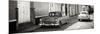 Cuba Fuerte Collection Panoramic BW - Vintage Cars in Trinidad-Philippe Hugonnard-Mounted Photographic Print