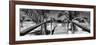 Cuba Fuerte Collection Panoramic BW - Wooden Jetty on the Beach-Philippe Hugonnard-Framed Photographic Print