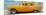 Cuba Fuerte Collection Panoramic - Classic American Orange Car in Havana-Philippe Hugonnard-Mounted Photographic Print