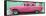 Cuba Fuerte Collection Panoramic - Classic American Pink Car in Havana-Philippe Hugonnard-Framed Stretched Canvas