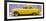 Cuba Fuerte Collection Panoramic - Classic American Yellow Car in Havana-Philippe Hugonnard-Framed Photographic Print