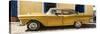 Cuba Fuerte Collection Panoramic - Classic Golden Car II-Philippe Hugonnard-Stretched Canvas