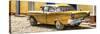 Cuba Fuerte Collection Panoramic - Classic Golden Car-Philippe Hugonnard-Stretched Canvas