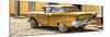 Cuba Fuerte Collection Panoramic - Classic Golden Car-Philippe Hugonnard-Mounted Photographic Print