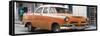 Cuba Fuerte Collection Panoramic - Classic Orange Car-Philippe Hugonnard-Framed Stretched Canvas