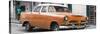 Cuba Fuerte Collection Panoramic - Classic Orange Car-Philippe Hugonnard-Stretched Canvas