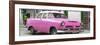 Cuba Fuerte Collection Panoramic - Classic Pink Car-Philippe Hugonnard-Framed Photographic Print