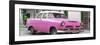 Cuba Fuerte Collection Panoramic - Classic Pink Car-Philippe Hugonnard-Framed Photographic Print