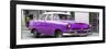 Cuba Fuerte Collection Panoramic - Classic Purple Car-Philippe Hugonnard-Framed Photographic Print