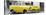 Cuba Fuerte Collection Panoramic - Classic Yellow Car-Philippe Hugonnard-Stretched Canvas