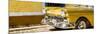 Cuba Fuerte Collection Panoramic - Close-up of Classic Golden Car-Philippe Hugonnard-Mounted Photographic Print