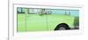 Cuba Fuerte Collection Panoramic - Close-up of Retro Lime Green Car-Philippe Hugonnard-Framed Photographic Print