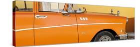 Cuba Fuerte Collection Panoramic - Close-up of Retro Orange Car-Philippe Hugonnard-Stretched Canvas
