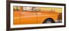 Cuba Fuerte Collection Panoramic - Close-up of Retro Orange Car-Philippe Hugonnard-Framed Photographic Print