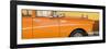 Cuba Fuerte Collection Panoramic - Close-up of Retro Orange Car-Philippe Hugonnard-Framed Photographic Print