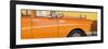 Cuba Fuerte Collection Panoramic - Close-up of Retro Orange Car-Philippe Hugonnard-Framed Photographic Print