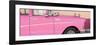 Cuba Fuerte Collection Panoramic - Close-up of Retro Pink Car-Philippe Hugonnard-Framed Photographic Print
