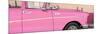 Cuba Fuerte Collection Panoramic - Close-up of Retro Pink Car-Philippe Hugonnard-Mounted Photographic Print