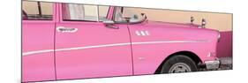 Cuba Fuerte Collection Panoramic - Close-up of Retro Pink Car-Philippe Hugonnard-Mounted Photographic Print