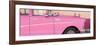 Cuba Fuerte Collection Panoramic - Close-up of Retro Pink Car-Philippe Hugonnard-Framed Photographic Print