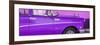 Cuba Fuerte Collection Panoramic - Close-up of Retro Purple Car-Philippe Hugonnard-Framed Photographic Print