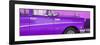 Cuba Fuerte Collection Panoramic - Close-up of Retro Purple Car-Philippe Hugonnard-Framed Photographic Print