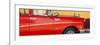 Cuba Fuerte Collection Panoramic - Close-up of Retro Red Car-Philippe Hugonnard-Framed Photographic Print