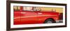 Cuba Fuerte Collection Panoramic - Close-up of Retro Red Car-Philippe Hugonnard-Framed Photographic Print