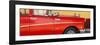 Cuba Fuerte Collection Panoramic - Close-up of Retro Red Car-Philippe Hugonnard-Framed Photographic Print