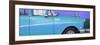 Cuba Fuerte Collection Panoramic - Close-up of Retro Turquoise Car-Philippe Hugonnard-Framed Photographic Print