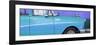 Cuba Fuerte Collection Panoramic - Close-up of Retro Turquoise Car-Philippe Hugonnard-Framed Photographic Print